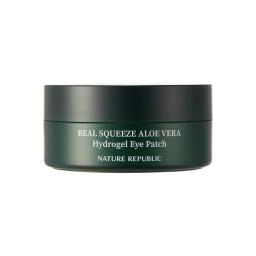 Nature Republic Real Squeeze Patchs Hydrogel Contour des Yeux à l'Aloe Vera 90g