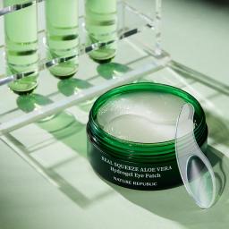 Nature Republic Real Squeeze Patchs Hydrogel Contour des Yeux à l'Aloe Vera 90g view 3